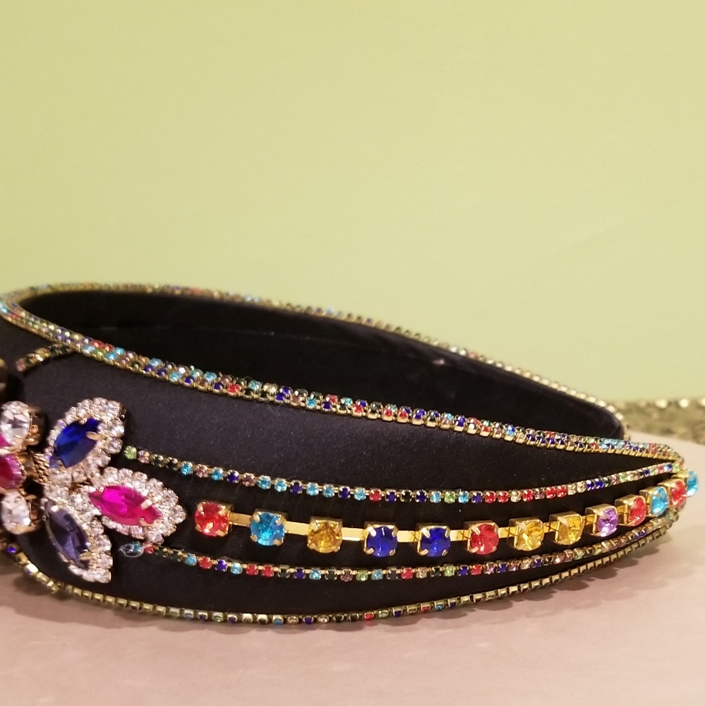 Multicolor Rhinestone Headband - Picture 3 of 5